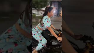 princi sanju 99 new r15 bike riding video || sanju 99 r15 bike rider | Indian girl bike rider video