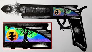 HOW TO DRAW A GUN | STOP WAR EDITION