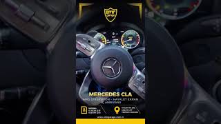 Mercedes Cla hayalet ekran ambiyans aydınlatma ve amg direksiyon montajı