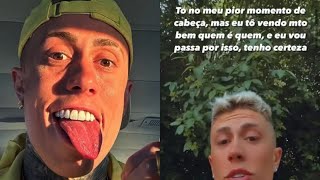 PRONUNCIOU! O MC DANIEL POSTOU STORIES DIZENDO QUE ESTÁ PASSANDO PELO PIOR MOMENTO PSICOLÓGICO.