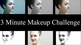 3 Minute Makeup Challenge: Collab with xoDreamBeautifully, SimplyAsLu & xHiHeels21