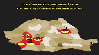 În România, 15 dintre cele 28 de termocentrale pe cărbune funcționează în prezent în afara legii