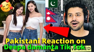 Pakistani React on Nepal | Deepa Damanta TIK TOK VIDEOS | Reaction Vlogger