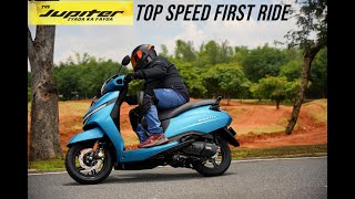 TVS Jupiter 110 Top Speed First Ride Review | Better than the Best