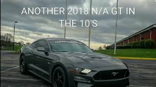 Quick 10 second all motor pass in 2018 mustang gt