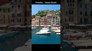 Portofino - Matteo Bocelli music   #travel #4k #italy #matteobocelli #beautiful  #cover