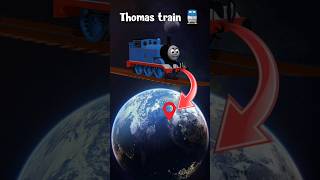 Omg! Thomas Train🚆 In Real Life On Google Earth  🌎 #shorts #thomastrain #viral