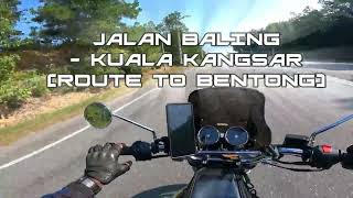 [motorfella]  Exit from NKVE  Kuala Kangsar to Betong Route