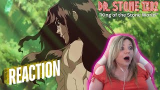 HE'S SO STRONG!!! Dr. Stone 1x02 "King of the Stone World" - reaction & review