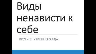 Виды ненависти