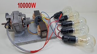 New Experiments How To Make 240v Powerful Electricity with 2 Big Transformer Magnet