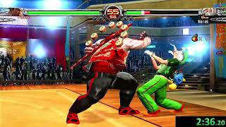 Virtua Fighter 5 Final Showdown Special Sparring Travel Agents Speedrun Very Easy 5:24