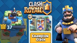 clash royale| start like noob ends like pro | (champions clash event).