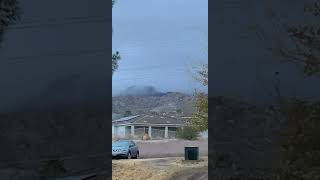 Storm Moving Through the Mountains 🏔️ #laughlinnevada