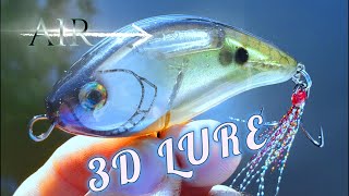 Making a 3D Lure from Plexiglass, Fishing lure with 3D paint. #3dpainting #luremaking