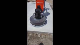 The Rent-It Store & Husqvarna Reps Demo the PG820 Surface Grinder