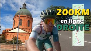 200KM EN LIGNE DROITE A VELO ! Dans le sud !