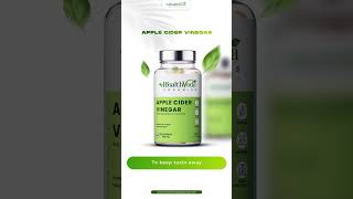 Naturally Detox Your Body with Health Veda Organics Apple Cider Vinegar Capsules