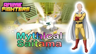 Mythical Saitama 🌈 with Damage ⚔️ details. Roblox | Anime fighters.