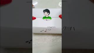 Aladai ekrokom sopno..paper folding art 🩷#cartoon##funny#comedy#shorts#viral#tiktok#bts#btsarmy#art