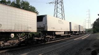 [HD] Eastbound Norfolk Southern Train at Bound Brook, NJ