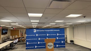 Metropolitan Transportation Authority monthly press conference