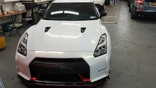 GTR NISMO Goes Back To ONEighty - New Warp - Buschur Coolant Tank & Upper IC Piping Installed