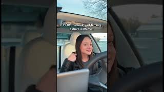 POV: the reality of filming a drive with me… #shorts #bloopers #tiktokbloopers