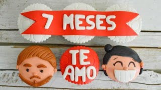 ¿Como rellenar cupcakes y cubrirlos con fondant?? PASO A PASO | Azul cos