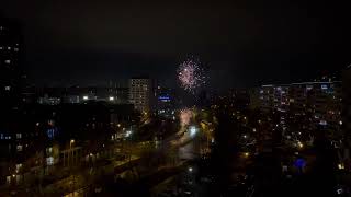 Berlin Skyline Silvester 2023/2024 "Warm Up" Feuerwerk Fireworks