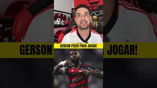 GESON PEDIU PRA JOGAR! #flamengo