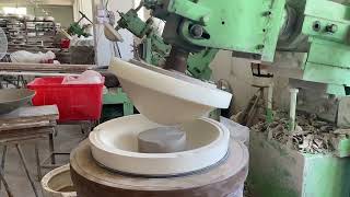 How to make emboss bowls  by ceramic forming machines ?