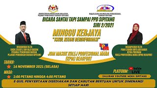 9. BICARA SANTAI TAPI SAMPAI PPD SIPITANG SIRI 2/2021: "MINGGU KERJAYA: ISKUL KITANI BERINFORMASI"