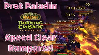 TBC Beta Prot Paladin is INSANE! 12 min Speed Clear Hellfire Ramps!