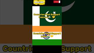 Pakistan Vs India who supports#viral #shots #top #country #worldinfo #most #supporting #ytshorts