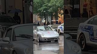 Two Porsche and a Mercedes!! #cars #mercedes #shorts