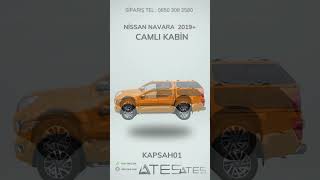 NİSSAN NAVARA 2019+ CAMLI KABİN  | Ateş Aksesuar | TEL: 08503082580