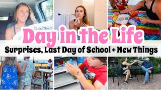 SURPRISING MY KIDS & HUSBAND! LAST DAY OF SCHOOL, THE CAVALIER, TRYING NEW THINGS + SHOPPING | VLOG