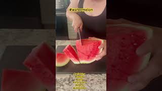 Satisfying cutting Watermelon with sounds #satisfyingcutting  #watermelon #asmr #shortsvideo #shorts