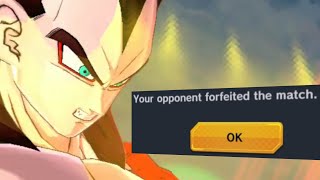 When Vegito Blue Forfeits against RED Vegeta | Dragon Ball Legends