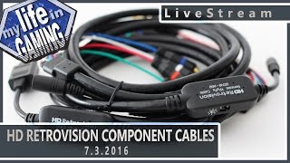 HD Retrovision Component Cables w/ HD Retrovision :: LIVE STREAM