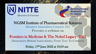 A webinar on Frontiers in Medicine & The Nobel Legacy - 2022