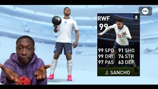 How To Get 99 Rated Sancho From England National teams Selection Pes 2021 Mobile