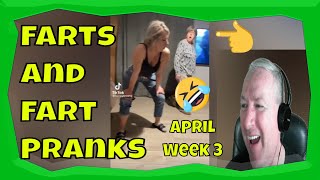 Reaction Funny Farts and Fart Pranks - April 2022 Week 3 Compilation Try not to laugh TikTok