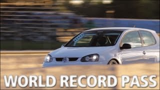 Unitronic MK5 Turbo Rabbit sets WORLD RECORD 1/4 mile - Crazy Fast Car!