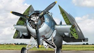 Big Old GRUMMAN WILDCAT AIRCRAFT ENGINES Cold Starting Up 2