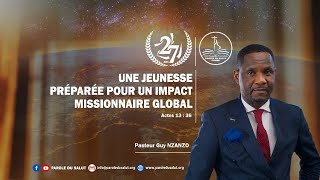 🚨  Séminaire 27ème anniversaire J4 du 05-10-2024_Pasteur Guy NZANZO_ Une jeunesse préparée pour u…