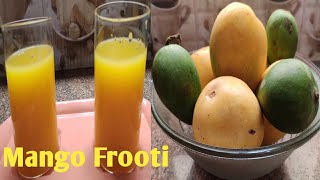 # Mango Frooti Recipe | र्सिफ दो आम से बनाए ६ गिलास🍹🍹 Frooti 😊😊