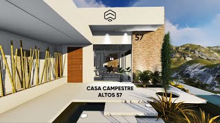 Diseño Casa campestre Altos 57 (423 M2) - Manizales, Caldas