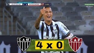 Atlético MG 4 x 0 Patrocinense | GALO ESMAGADOR | Campeonato Mineiro 2020